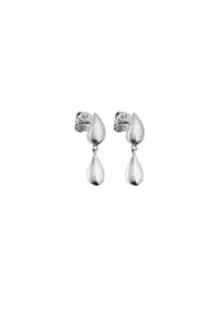 Earrings Mini Droplet Earrings, white gold for a unique and sophisticated look