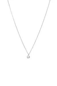 Necklaces Diamond Drop Necklace, white gold with fast delivery from Guzema