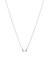 Exclusive Necklaces Semi-Orb Necklace, white gold from Guzema