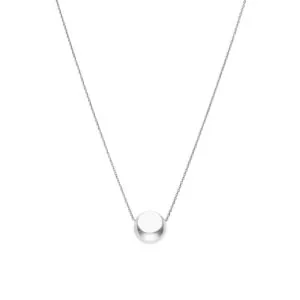 Semi-Orb Necklace, white gold