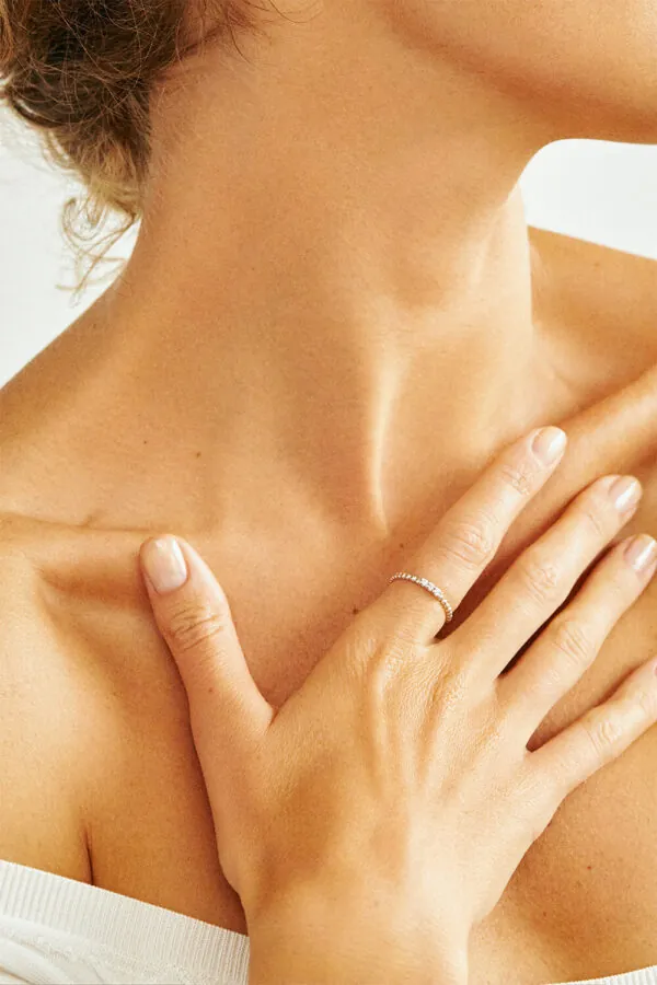 Rings Trio Diamond Orb Ring, white gold with modern design available now