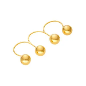 Tetra Orb Ring, yellow gold