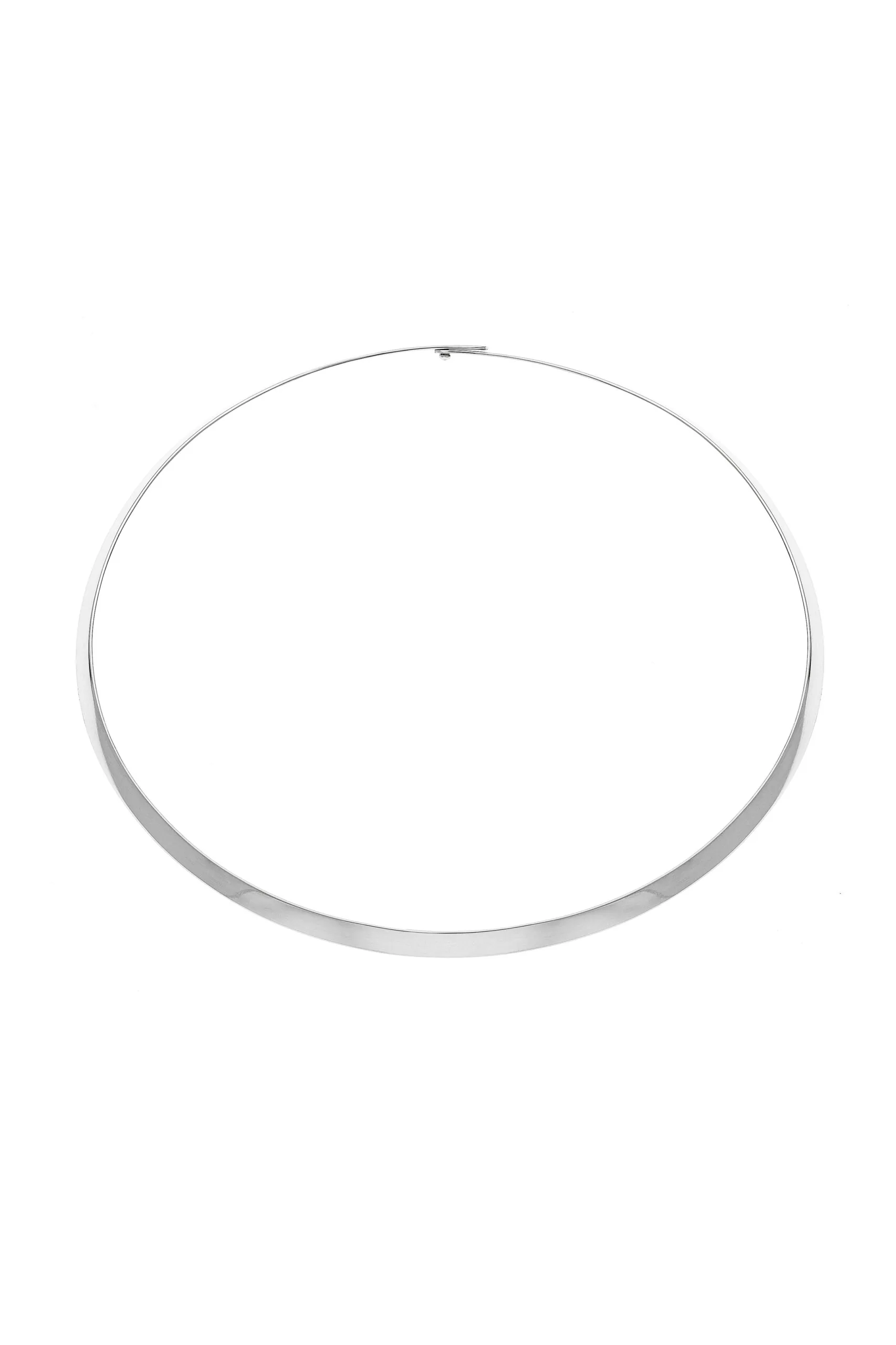 Chokers Solid Wide Choker, white gold with a unique touch from Guzema