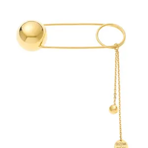 Bold pin, yellow gold