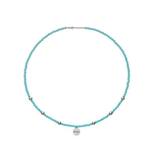 Freedom Turquoise Necklace, white gold