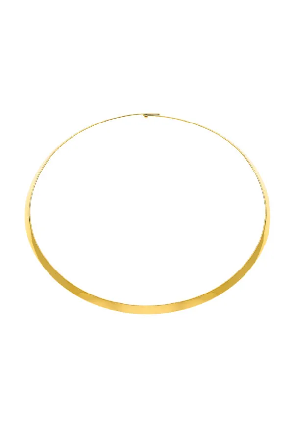 Chokers Solid Wide Choker, yellow gold with exceptional quality