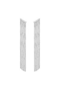 Earrings Chainfall Earrings, white gold with timeless design by Guzema