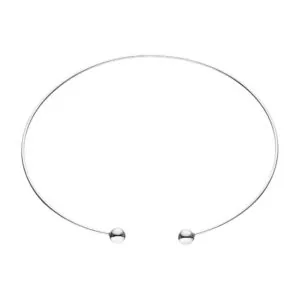 Orbs choker, white gold