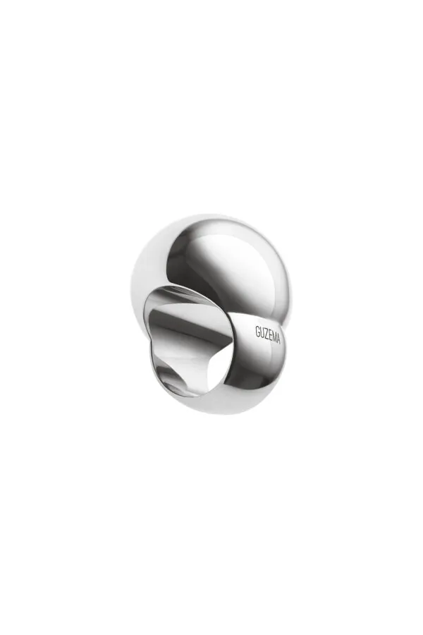 Rings Bold Orb Ring, white gold with modern design available now