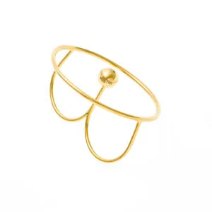 Planet Ring, yellow gold
