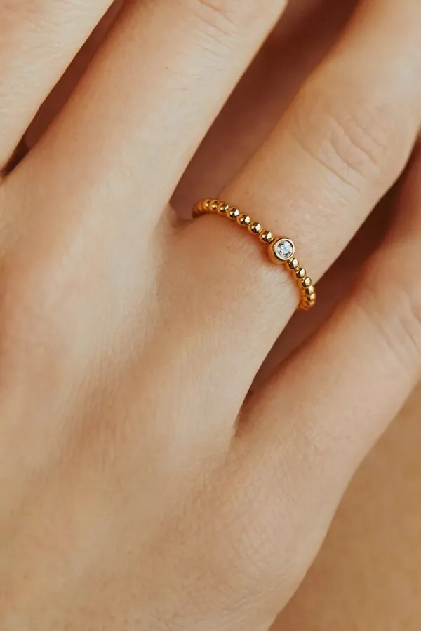 Rings Diamond Spotlight Ring, yellow gold available online with expert craftsmanship