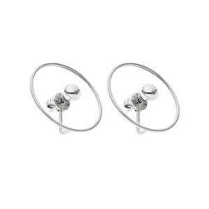 Planet Earrings, white gold