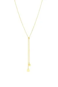 Exclusive Necklaces Flats Tie Necklace, yellow gold from Guzema