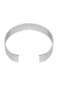 Chokers Bold Chainfall Choker, white gold with a unique touch from Guzema