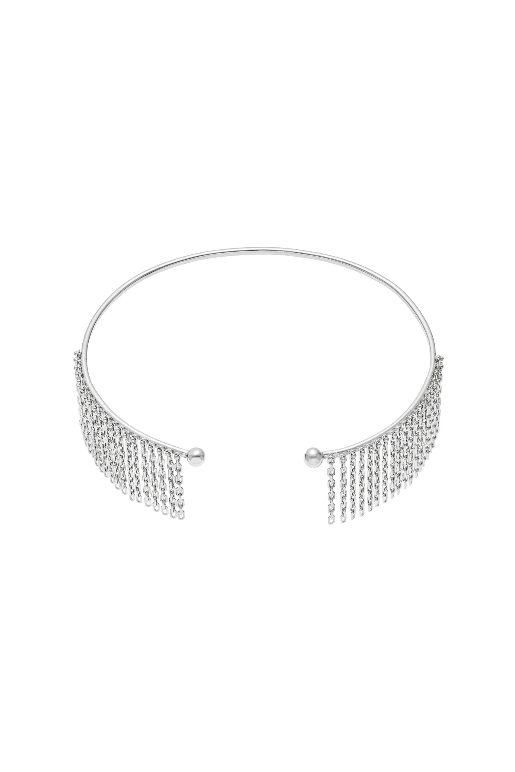 Bracelets Chainfall Bracelet, white gold with modern elegance