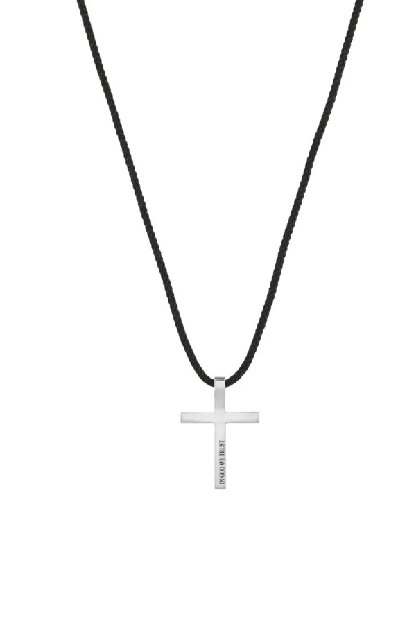 Necklaces Cross, white gold with fast delivery from Guzema