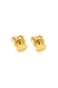 Earrings Flat Mini Earrings, yellow gold for stylish and elegant looks