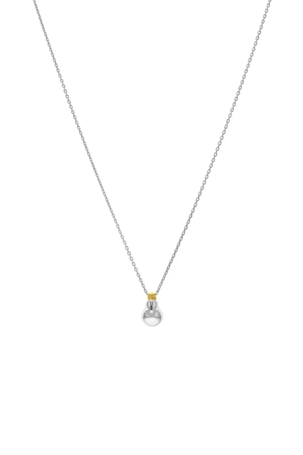 Exclusive Necklaces Bright Idea Pendant, white gold from Guzema