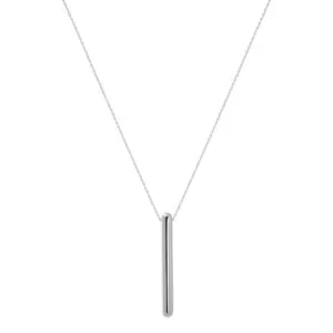 Mid Capsule Necklace, white gold