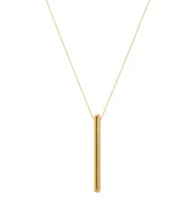 Necklaces Bold Capsule Necklace, yellow gold with fast delivery from Guzema