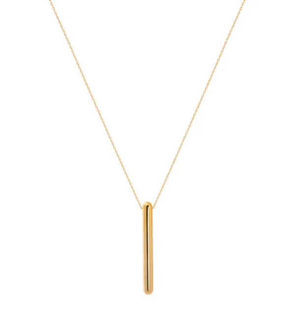 Exclusive Necklaces Mid Capsule Necklace, yellow gold from Guzema