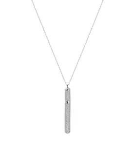 Custom Necklaces Capsule Necklace, diamonds, white gold for a luxurious style