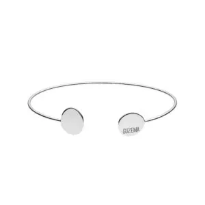 Flats Bracelet, white gold
