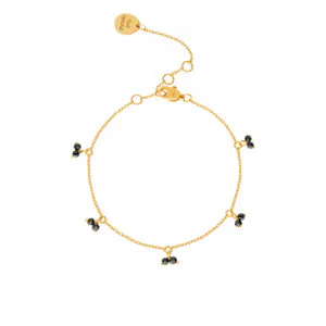 Gem Bracelet, yellow gold