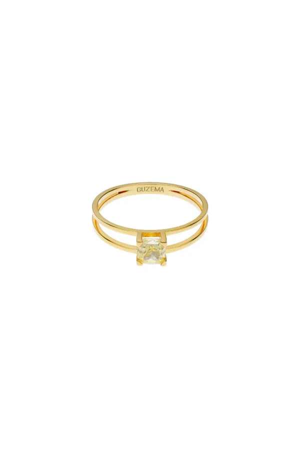 Rings Yellow Diamond Ring, yellow gold with modern design available now