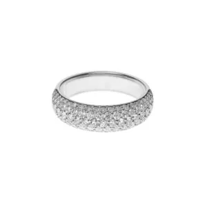 Pave Diamond Ring, white gold