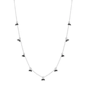 Duo Gems Necklace, white gold