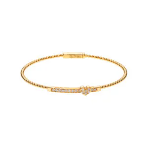 Dynamic Heart Bracelet, yellow gold