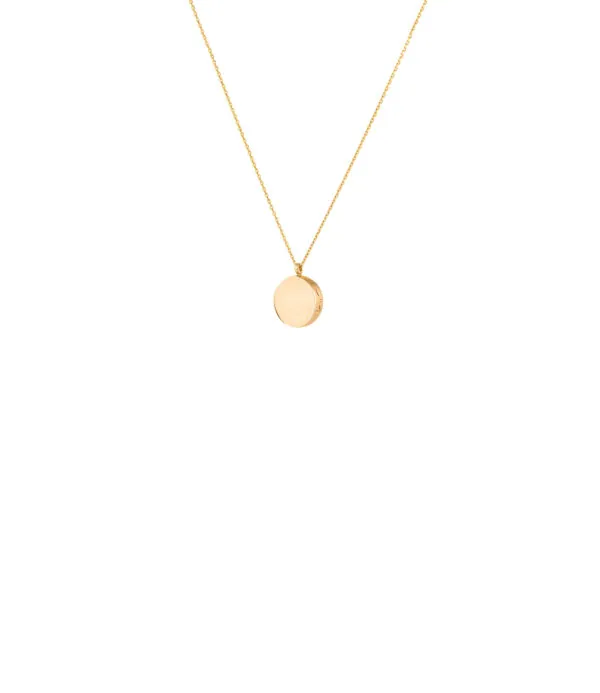 Necklaces Round Locket Necklace, yellow gold with fast delivery from Guzema
