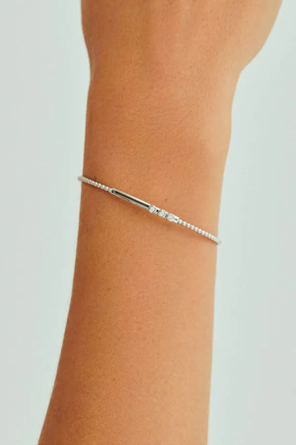 Bracelets Dynamic Trio-Diamond Bracelet, white gold with high-end craftsmanship from Guzema