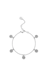 Bracelets Flats Quintet Bracelet, diamonds, white gold with modern elegance