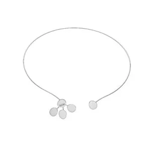 Petal Flat Choker, white gold