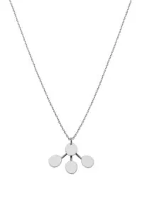 Necklaces Petal Flat Necklace, white gold with fast delivery from Guzema