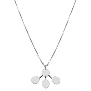 Petal Flat Necklace, white gold
