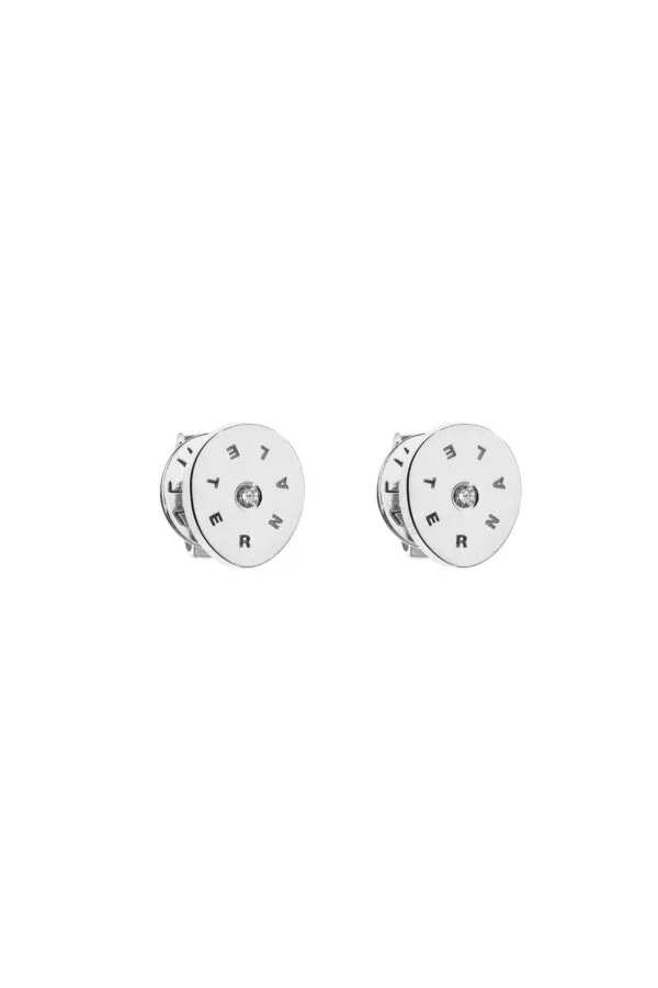 Earrings Flat Eternal Earrings, diamonds, white gold for stylish and elegant looks