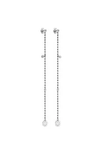 Earrings Lata Chain Eternal Earrings, diamonds, white gold for stylish and elegant looks