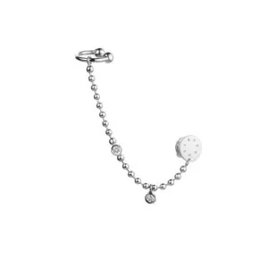 Duo Diamonds Eternal Cuff-Earring, white gold