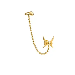 Butterfly Cuff-Earring, yellow gold