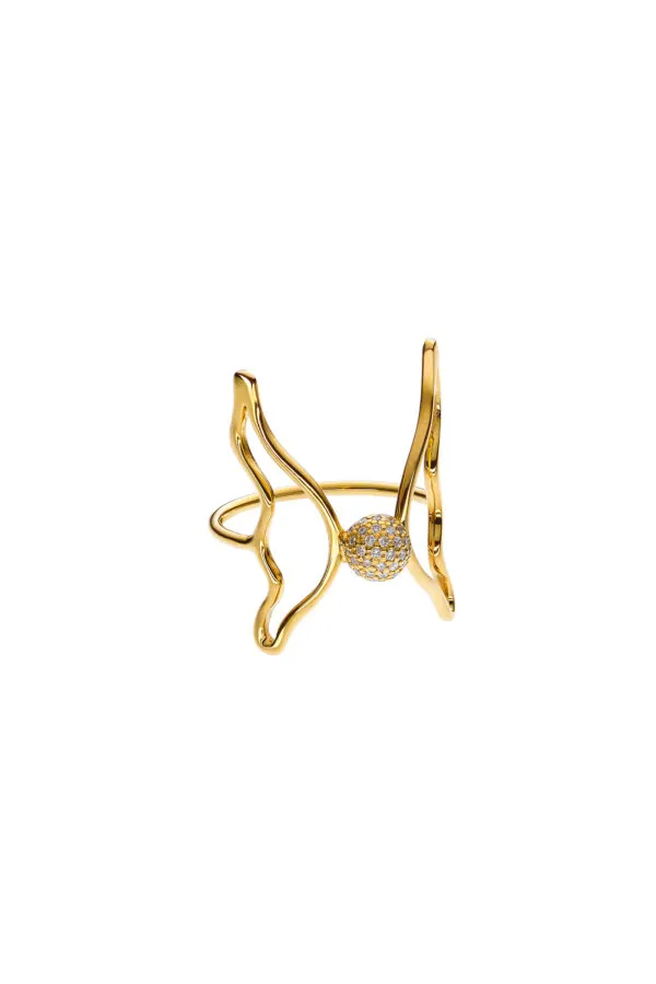 Rings Butterfly Ring, diamonds, yellow gold available online with expert craftsmanship