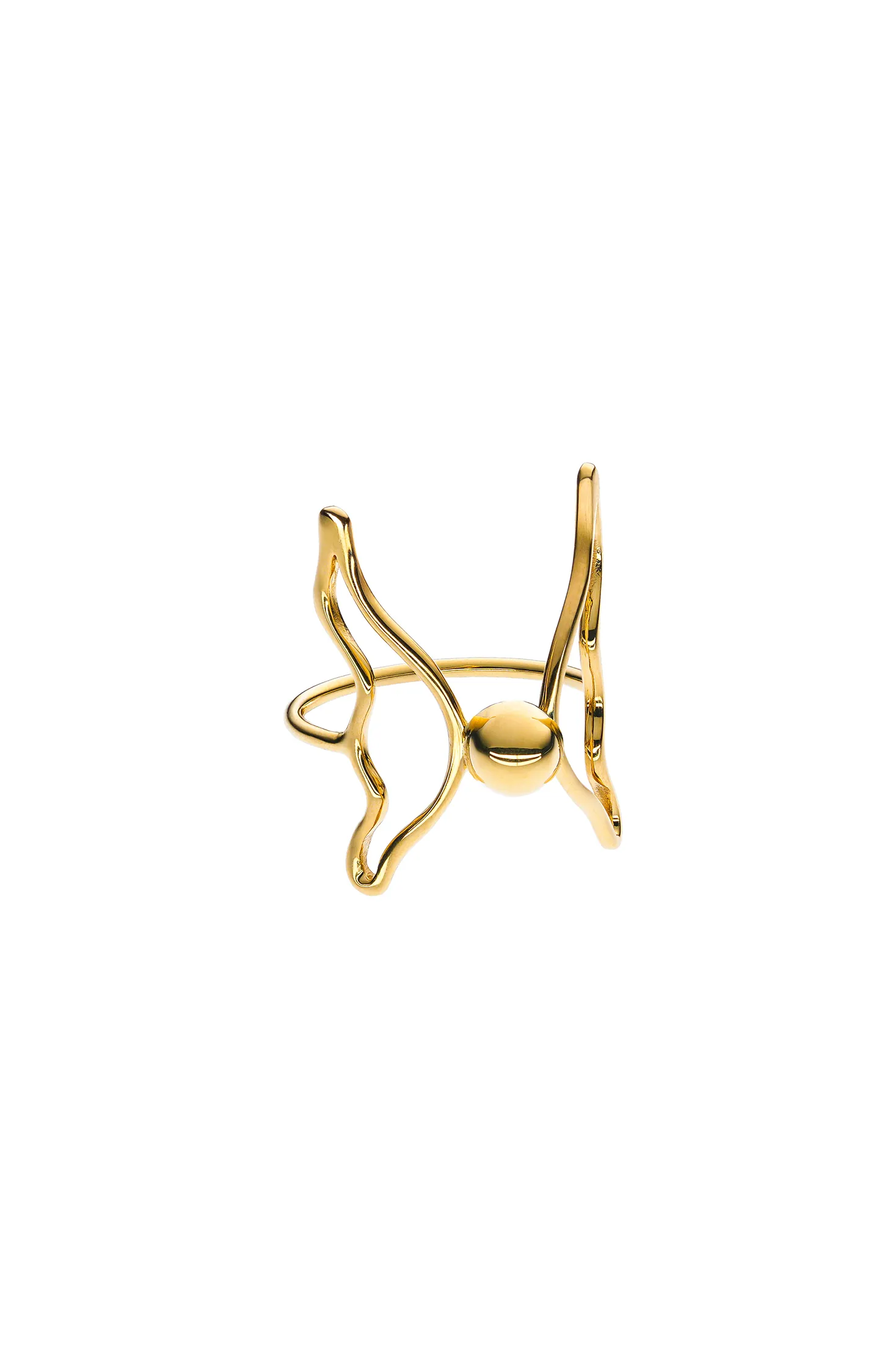 Rings Butterfly Ring, yellow gold with modern design available now