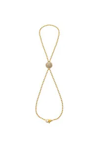 Bracelets Orb Chain Bracelet, diamonds, yellow gold for everyday elegance