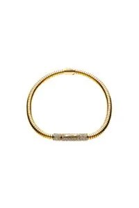 Bracelets Snake Bracelet, diamonds, yellow gold for everyday elegance