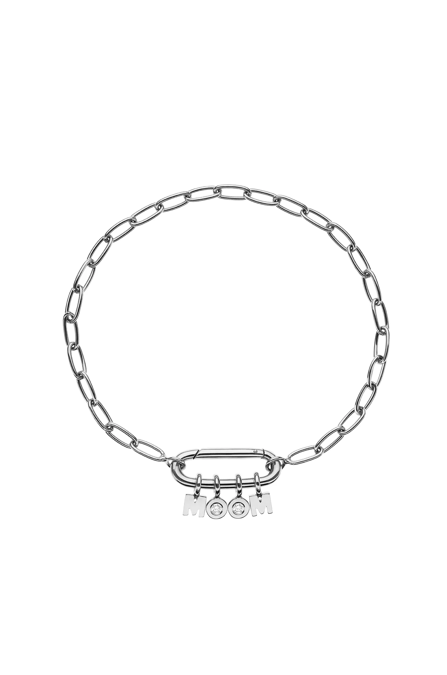 Bracelets MOM Bracelet, diamond, white gold with modern elegance