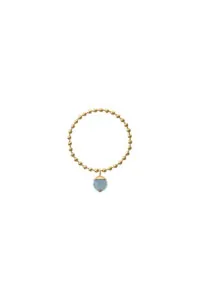 Rings Celestial Blue Pendant Ring, yellow gold with luxury craftsmanship from Guzema