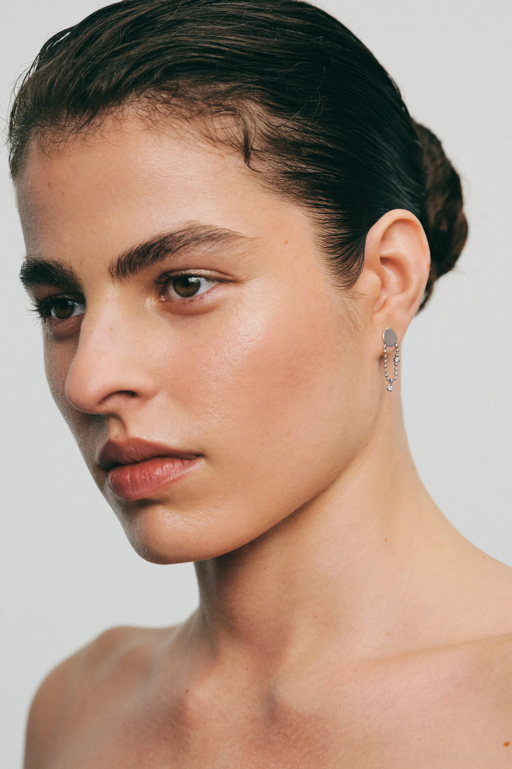 Earrings Eternal Earrings, diamonds, white gold for stylish and elegant looks