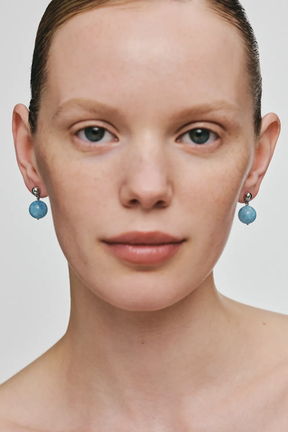 Earrings Bold Celestial Blue Earrings, white gold for stylish and elegant looks